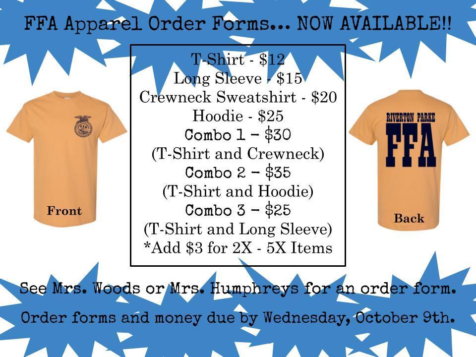 FFA Apparel | Riverton Parke Jr./Sr. High School