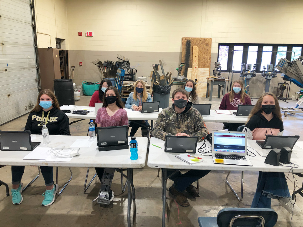 Riverton Parke FFA Competes in Virtual Livestock Judging Contest