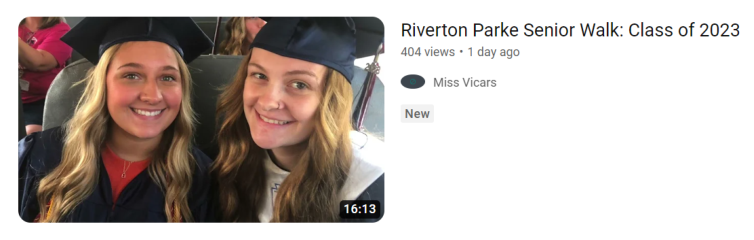 Riverton Parke Senior Walk: Class of 2023 | Riverton Parke Jr./Sr. High ...