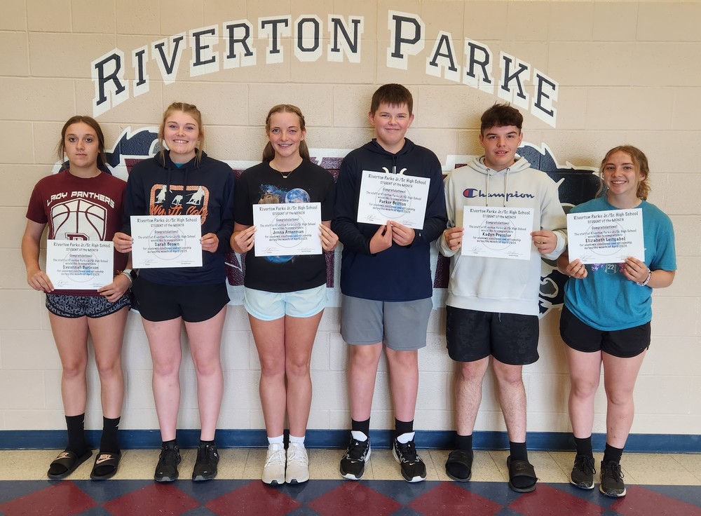 Awesome Students of April | Riverton Parke Jr./Sr. High School