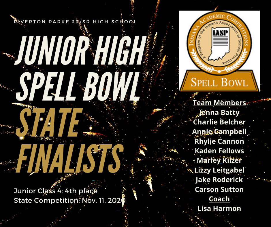 Congratulations to the Junior High Spell Bowl Team!