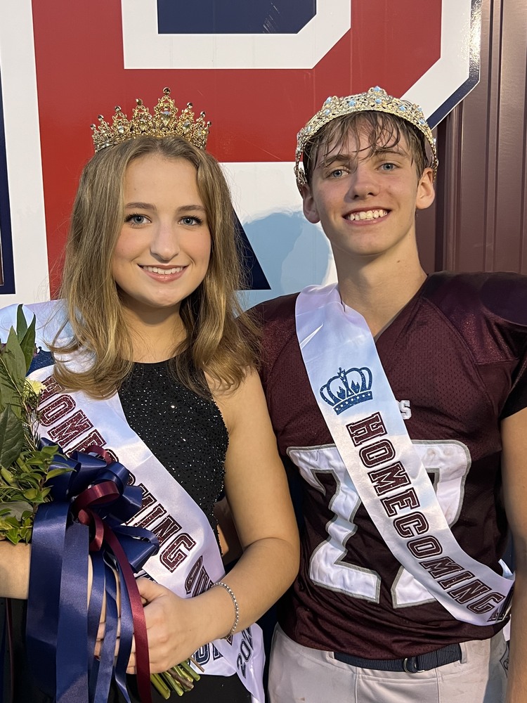 Panthers Crown King and Queen Riverton Parke Jr./Sr. High