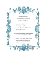 Winter Wonderland - High School Semi-Formal Dance