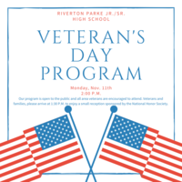 Veteran's Day Program