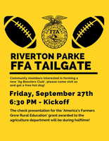 RP FFA Tailgate - Friday, Sept. 27