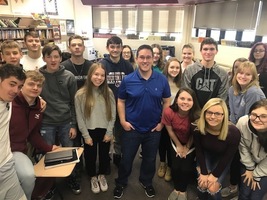 Stampede Blue Writer Speaks to Mass Media Class