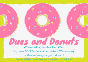 RP FFA Dues and Donuts