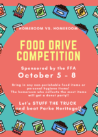Stock up this weekend for the Food Drive Competition next week!
