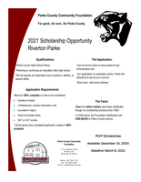 2021 PCCF Scholarship Opportunity